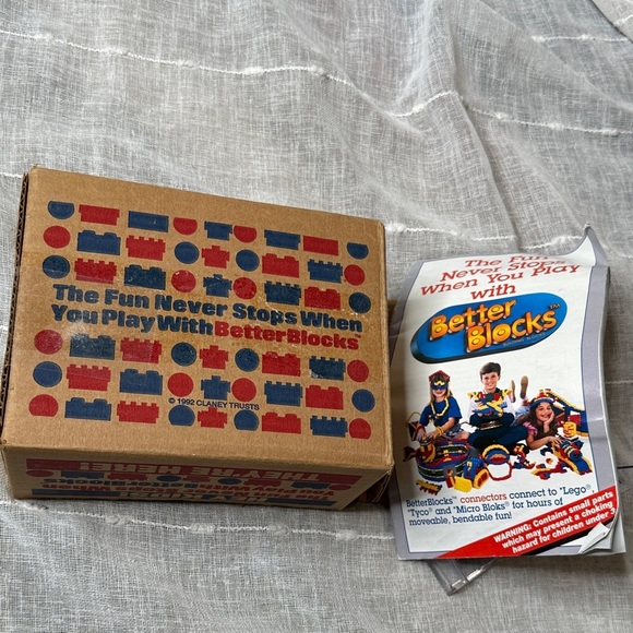 Vintage 1992 Better Blocks 248 piece Original Box FULL With Original Booklet EUC - Picture 2 of 10